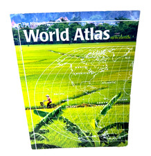 The Nystrom World Atlas Fifth Edition Educational Textbook Printed in Canada picture