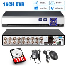 Full HD 16 Channel 5-in-1 Surveillance DVR With 1TB Hard Disk For Home Cameras picture