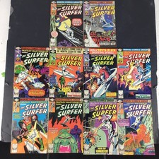 Set Of 10 Vintage 1980 Marvel Comics The Silver Surfer #5-14 picture