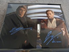 Ewan McGregor & Hayden Christensen, Dual Signed, 11x14 Star Wars Photo, OPIX JSA picture