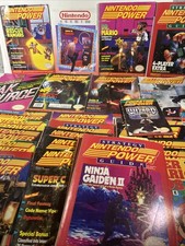 Vintage Nintendo Power Magazine Lot of 32 issues /Guide - Lot Of Posters 80s 90s picture