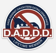 RARE ANTI DEMOCRAT kitchen MAGNET 🧲  PERFECT FOR FATHERS DAY  picture
