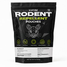 SOFYRE Rodent Repellent Pouches 12 Pk Natural Peppermint Cedarwood picture