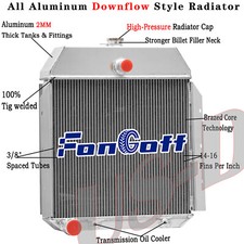 3 Row Aluminum Radiator Fit 1941-1949 1945 International Harvester Trucks PRO picture