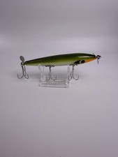 Vintage 1950s Smithwick Devels Horse 4.5” Wood Fishing Lure Green Scale 2 Prop picture