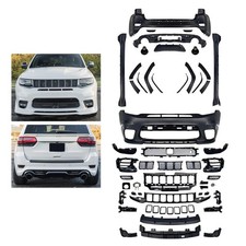 For 2014-2020 Jeep Grand Cherokee SRT Style Full Bumper Body Kit With Side Skirt picture