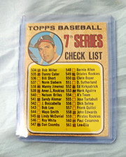 Topps 1969 Baseball 7th Series Check List #138 picture