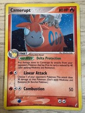Camerupt 3/100 Holo Rare Crystal Guardians Pokemon Moderately Played picture