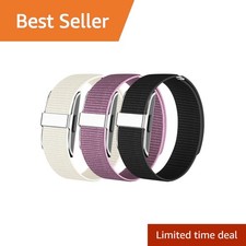 Oanux Nylon Loop Wristband for Hume Band 1.0 Black/Starlight/Purple picture