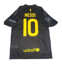 2011/2012 Away  Barcelona 10 MESSI JERSEY Shirt  Black Color Adult Sz M picture