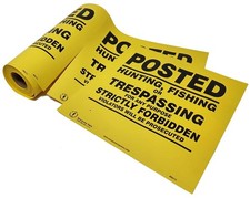 Posted No Hunting, No Trespassing Signs, Printed on Quality USA made Vinyl picture