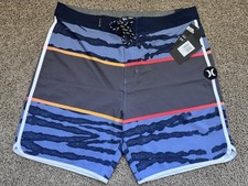 $65 BRAND NEW HURLEY PHANTOM MENS SWIM BOARD SHORTS FLASHBACK 32 X 18 picture