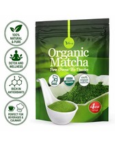 Matcha Green Tea Powder 4oz Organic 100% Pure Culinary Grade For Latte & Baking picture