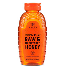 Nate's Honey: 100% Pure, Raw and Unfiltered Honey - 16 fl oz Gluten-Free Honey picture