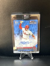 2023 Topps Now - NL Wildcard Bryson Stott #968B Blue /49 Auto picture