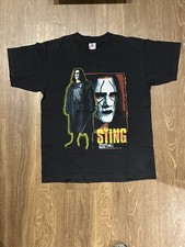 Vintage Sting 1998 WCW NWO Wrestling Rare T-Shirt on AAA Tag picture