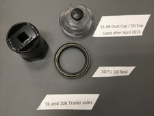 21-88 cap, 10-51 Seal, 1921 Socket, 9k,10k Trailer hubs after 4-13' Ships Today picture