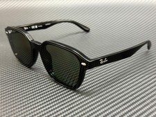 RAY BAN RB4458D 601 9A Black Green Polarized Unisex 65 mm Sunglasses picture
