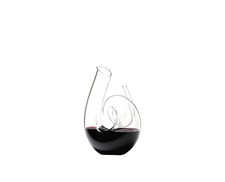 Riedel Curly Wine Decanter Handmade Fine Crystal Clear 49.38 oz 2011/04S1 picture