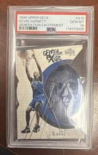 1996-97 Upper Deck Kevin Garnett Generation Excitement #G10 Timberwolves PSA 10 picture