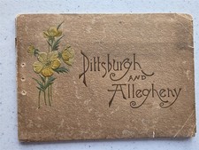 Pittsburgh & Allegheny Antique 1889 Book Portfolio of Photos, 16 Photogravures picture