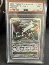 2009 POKEMON PLATINUM ARCEUS #95 ARCEUS LV.X-HOLO PSA 9 picture