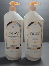 2x Olay Day & Night Restoring Body Lotion 24hr Hydration Fragrance Free B3 picture