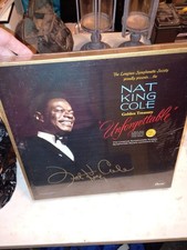 Vinyl Nat King Cole Golden Treasury Unforgettable Capitol Set 6 LPs Sealed 1966 picture