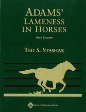 Adams' Lameness in Horses, Revised Reprint - Hardcover - GOOD picture