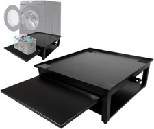 EZ Laundry Universal Black Pedestal with Shelf for All 24