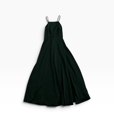 Lulu's Mythical Kind of Love Dark Green Maxi Dress Size Small picture