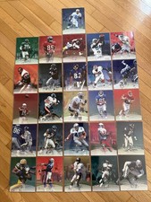 1997 Leaf Football (26) 8x10 Autograph Cards Lot - Authentic Signatures picture