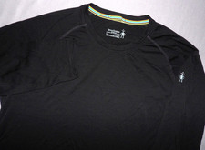 SmartWool MERINO 150 Long Sleeved Black Base Layer T-Shirt Men's Large picture