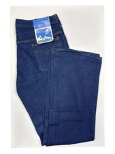 Vintage GWG Scrubbies Jeans Bootcut Men 36X34  Dark Blue Denim 1970s–80s NWT picture