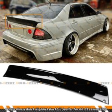 FOR 00-05 LEXUS IS300 SEDAN R STYLE GLOSS BLACK DUCKBILL HIGHKICK TRUNK SPOILER picture