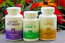 Authentic ACTIVZ TRIFECTA Set: 1 Each GNMX, LINQ + OPTIMEND - EXP. 11/2026+ picture