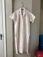 Ilana Kohn Mapes Cotton/Linen Blend Dress, Pale Pink, Size Small picture