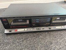 FISHER CR-W872 Metal Tape Deck Double Cassette Vintage 1986 Untested picture