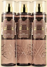 QTY 3 - Bath & Body Works COZY VANILLA BOURBON Fine Fragrance Body Mist Spray 8z picture