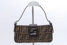 FENDI Zucca Mamma Shoulder Bag Brown Canvas picture