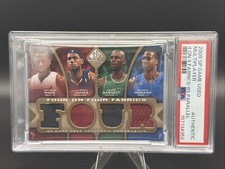 2009-10 SP Game Used Lebron James & Dwayne Wade & Garnett & Howard Fabric /65 picture