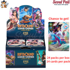 Riftbound Origins Korean Booster Box Sealed 24 Packs / chance to get Hanbok Ahri picture