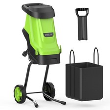 Steelite Electric Wood Chipper Shredder 15-Amp Mulchers with 45L Collection Bag picture