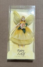 Fairy & Elf Collections #C108F Yellow 4 Fairy Handmade In Thailand New picture