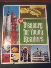 Vintage 1963 Reader's Digest New Treasury for Young Readers Hardcover with DJ... picture