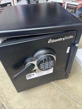 SentrySafe SFW123GTC Fire/Water Resistant Safe Digital Lock Key Black 60 Min picture