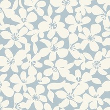 Heroad Blue Beige Floral Peel Stick Wallpaper picture