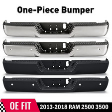 1-Piece Rear Bumper Face Bar For 2013-2018 Ram 2500 3500 w/ or w/o Sensor Holes picture