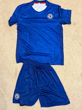 Chelsea FC Fan Kit Shirt & Shorts Set Adult Large Unbranded picture