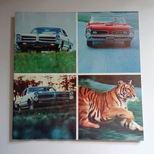 1966 PONTIAC HIGH PERFORMANCE SALES BROCHURE GTO Tempest 2 + 2 LOW GRADE READ picture